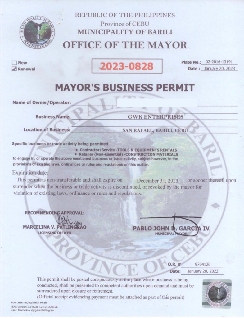 2023 Mayors Business Permit Redacted 786x1024 